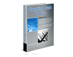 Free PLR eBook – Blogging Cash Course