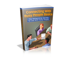 Free MRR eBook – Connecting with Busy People Basics