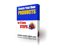 Free PLR eBook – Create Your Own Products in 5 Easy Steps!