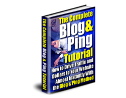 Free PLR eBook – The Complete Blog & Ping Tutorial