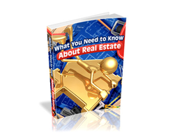 Free PLR eBook – What You Need to Know About Real Estate