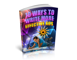 Free PLR eBook – 10 Ways to Write More Effective Ads