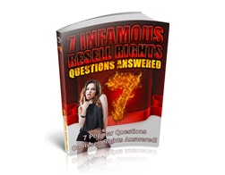 Free PLR eBook – 7 Infamous Resell Rights Questions Answered