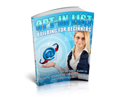 Free PLR eBook – Opt-in List Building for Beginners