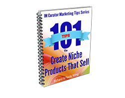 Free MRR eBook – 101 Tips to Create Niche Products That Sell