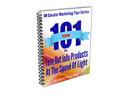 Free MRR eBook – 101 Tips to Turn Out Info Products at the Speed of Light